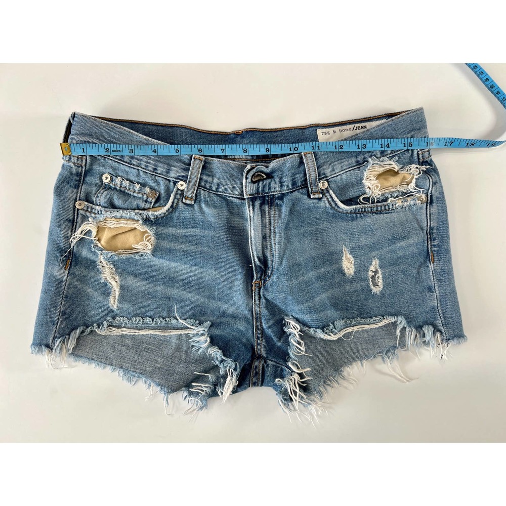 Rag & Bone Women’s Distressed Jean Shorts Size 28 - Picture 7 of 8